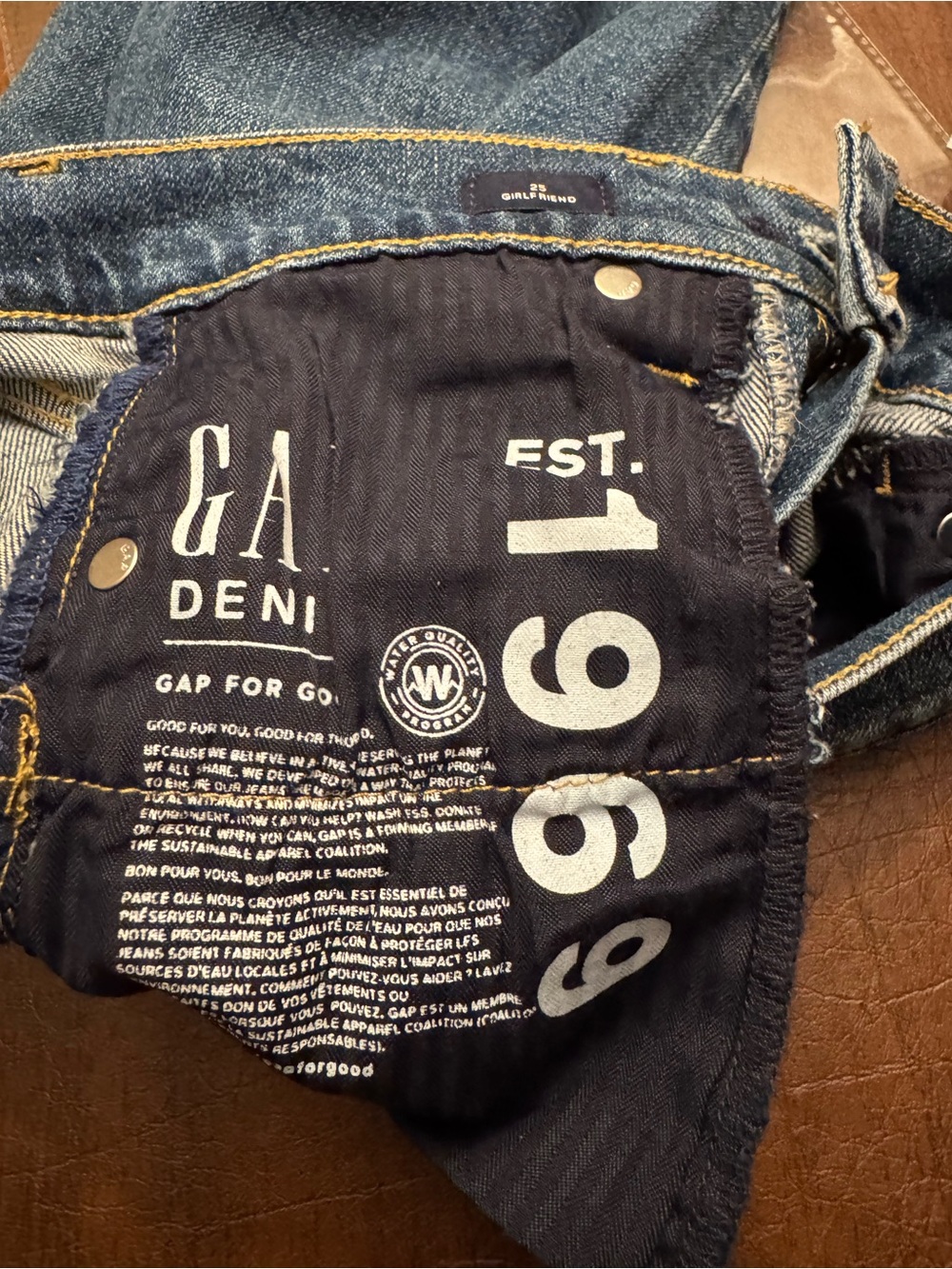 GAP Women’s Skinny Jeans - Dark Blue Denim